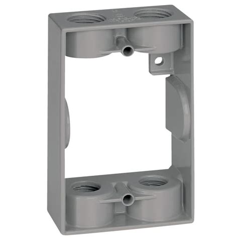 weatherproof electrical box extender|single gang weatherproof box extension.